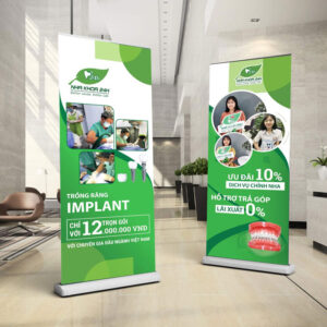 Standee cuốn nhôm chất lượng giá rẻ tại TP.HCM