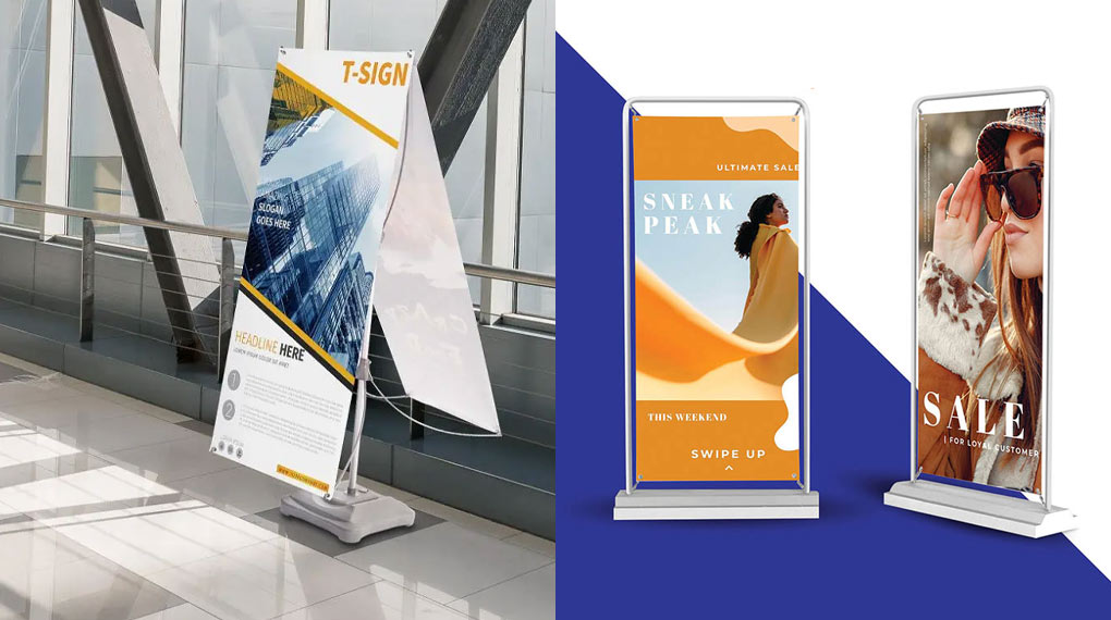 Standee đế nước mọi lĩnh vực, thiết kế độc đáo, thu hút khách hàng Standee de nuoc 1020x570 4