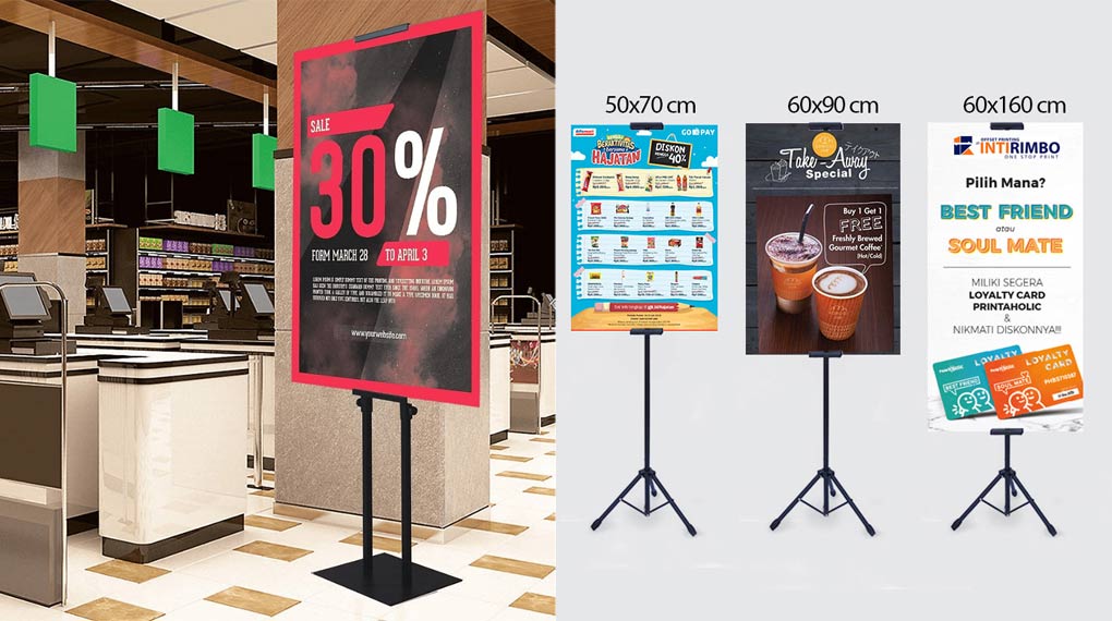 Standee trong nhà tại cửa hàng bán lẻ, tạo điểm nhấn và thu hút sự chú ý của khách hàng Standee trong nha 1020x570 4