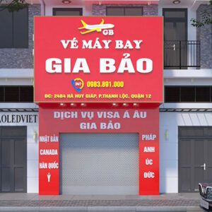 Nhận Làm Thiết Kế Bảng Hiệu Đại Lý Vé Máy Bay - Theo Yêu Cầu