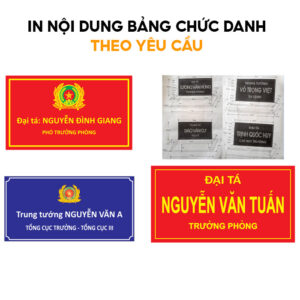 Tại DTC có dịch vụ in bảng chức danh