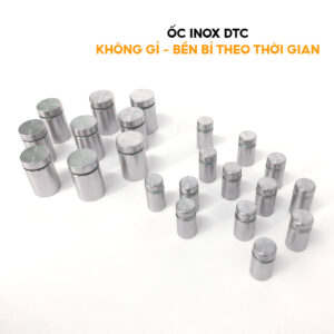 Ốc inox đầu trụ bắt kính, thiết kế bền bỉ và chống gỉ sét