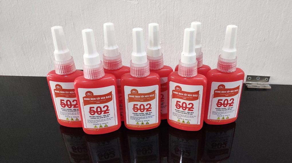 Dung dịch tẩy keo sắt 502 nhanh chóng, an toàn cho Mica Dung dịch tẩy keo sắt 502 nhanh chóng, an toàn cho Mica