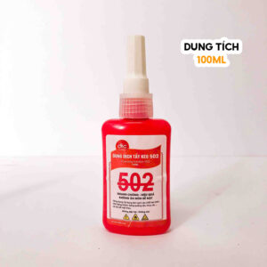 Dung dịch tẩy keo 502 của DTC có dung tích 100ml