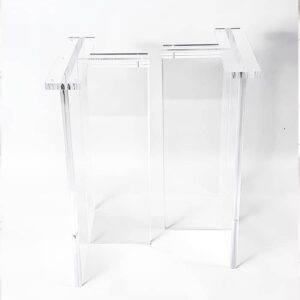 Chân bàn mica trong suốt 3