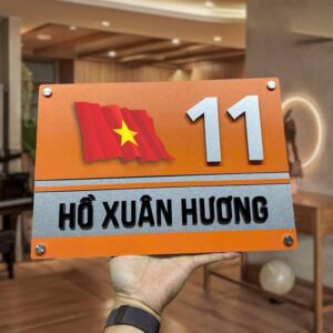 Bảng số nhà alu nhôm 4