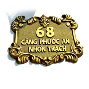 Biển số nhà nhôm đúc cao cấp