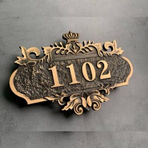 Biển số nhà nhôm đúc cao cấp 6