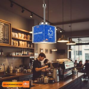 Hộp đèn xoay đẹp cho quán coffe