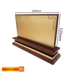 Biển chức danh gỗ kích thước nhỏ