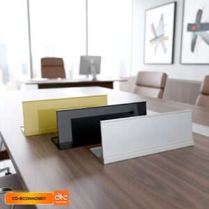 Biển tên chức danh bằng nhôm chữ L có sẵn 3 màu