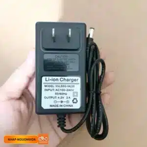 Adapter 4.2v - Sạc pin 1s có đèn báo tự động ngắt 2