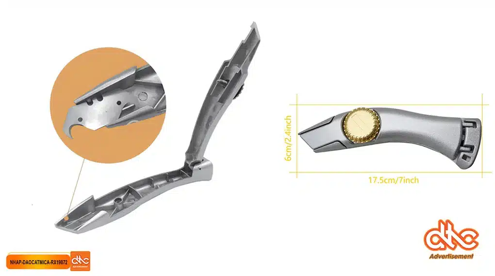 Dao cắt mica, alu, thảm chuyên dụng con cá mập cao cấp tiện lợi Dao cắt mica, alu, thảm chuyên dụng con cá mập cao cấp tiện lợi