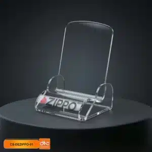 Đế trưng bày zippo đơn 1 cái bằng mica cao cấp giá rẻ