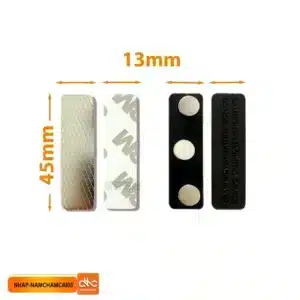 Kẹp nam châm cài áo, nam châm bảng tên 3 viên lực hít mạnh 1