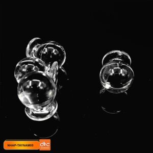 Tay nắm, tay cầm tủ nhựa mica acrylic trong suốt hình bóng tròn