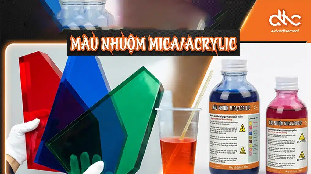 Hướng dẫn sử dụng màu nhuộm mica acrylic chi tiết tại DTC Ads Hướng dẫn sử dụng màu nhuộm mica acrylic chi tiết tại DTC Ads
