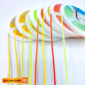 Đèn led dây COB 5v bản 3mm không viền 2