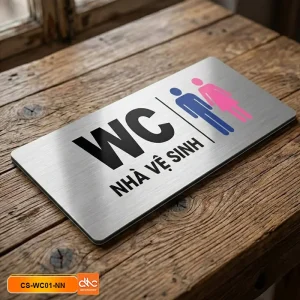 Biển nhà vệ sinh nam nữ