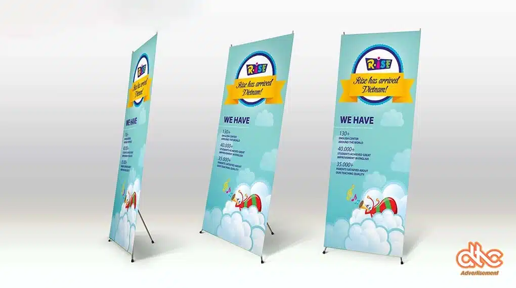 Standee chữ X Standee chữ X