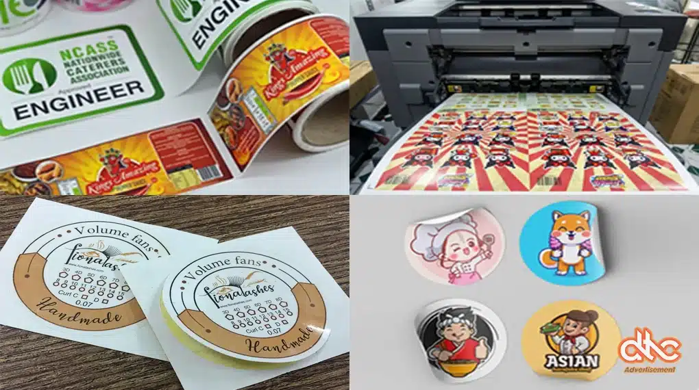 In Tem Nhãn, Sticker Cắt Bế Mọi Hình Dáng - Lấy Nhanh Tại DTC Ads 2 In tem nhãn, sticker cắt bế là giải pháp sử dụng công nghệ in kỹ thuật số