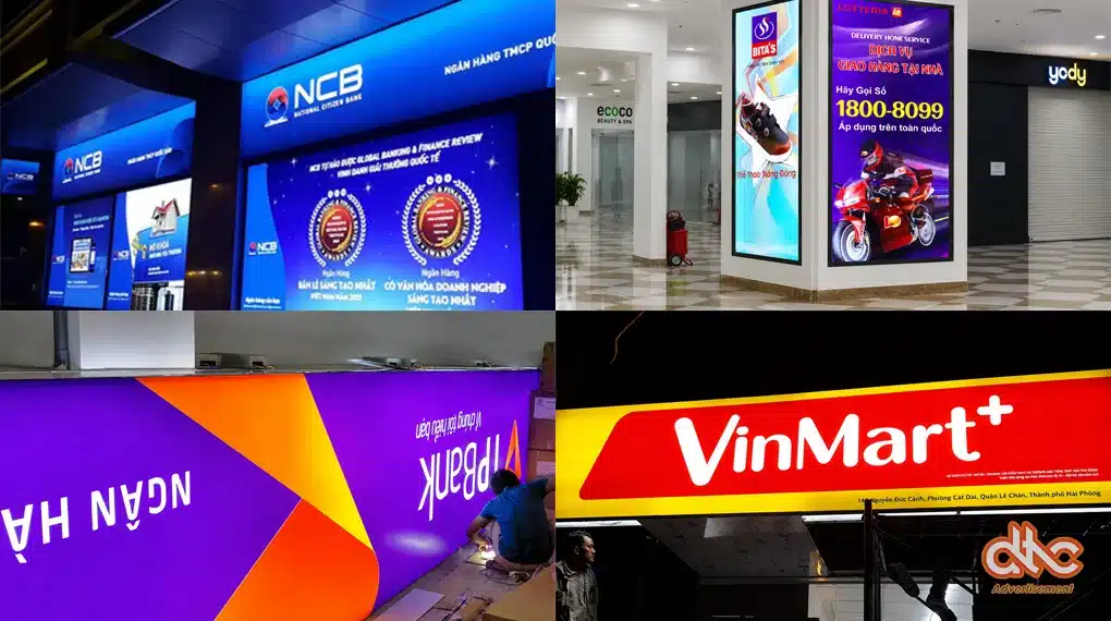 Ứng dụng của các loại biển được In uv trên bạt 3m In uv trên bạt 3m