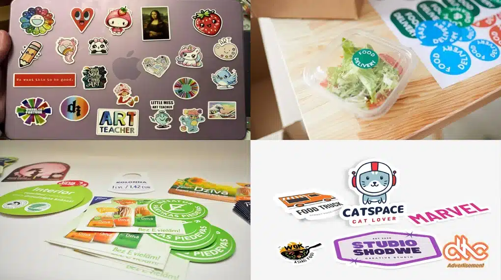 Ứng dụng của tem dán, sticker ỨNG DỤNG CỦA TEM DÁN, STICKER