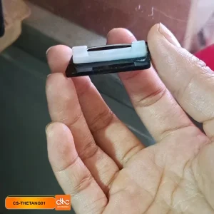 Thẻ đeo tang, kẹp tang ghim cài màu đen bóng
