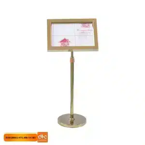 Bang menu dung A2 khach san bang inox 1 mat nghieng nang ha chieu cao